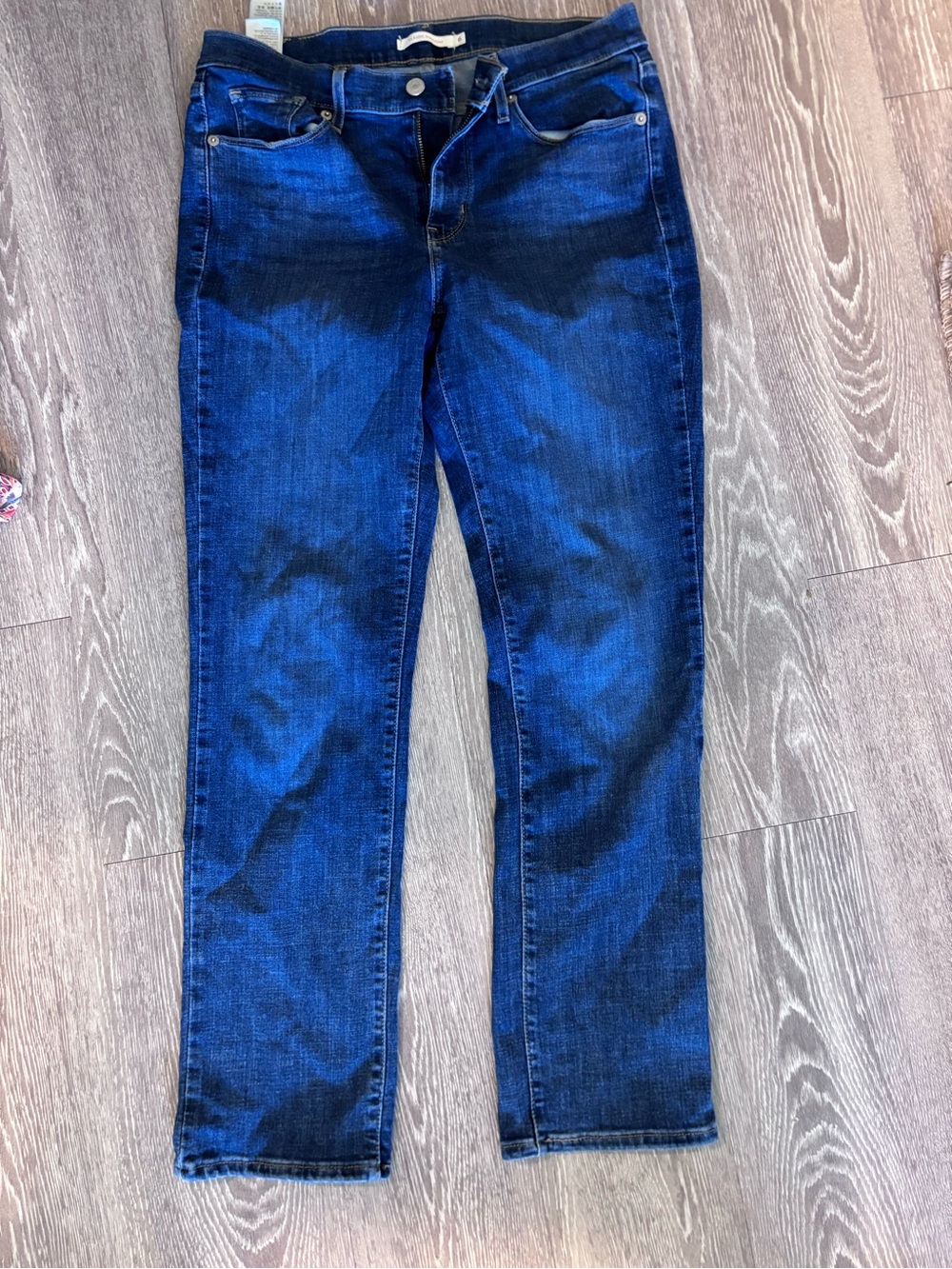 Levi's Deep Blue Women's Straight-Leg Jeans
